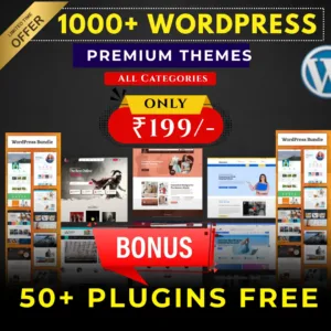 1000+ Premium WordPress Themes (All Categories) + Bonus Premium Plugins