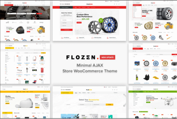 Flozen - AJAX Car Accessories Theme for WordPress