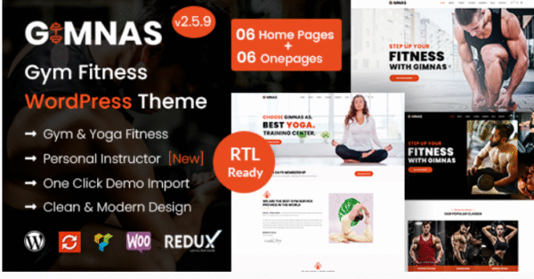 Gimnas - Gym Fitness WordPress Theme