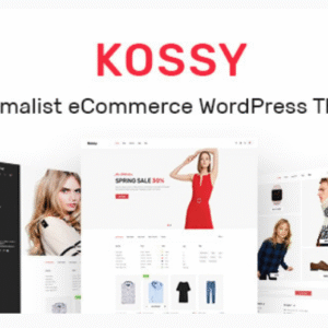 Kossy - Minimalist eCommerce WordPress Theme