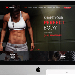 Maruthi - Fitness Gym WordPress Theme