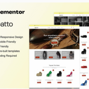 Zapatto - Shoes Store WooCommerce Elementor Template Kit