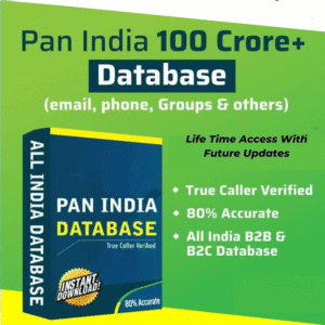 Pan Database | Over 100 Cr Contacts