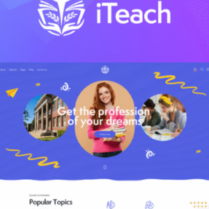 iTeach - Online Courses & Education WordPress Theme