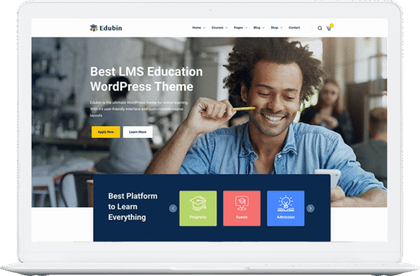 Edubin 9.4.8 - Education WordPress Theme