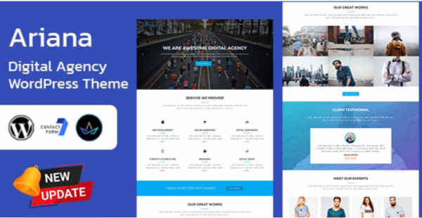 Ariana - Digital Agency WordPress Theme