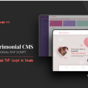 Active Matrimonial CMS | PHP Full | Backend & Frontend Admin Panel Include