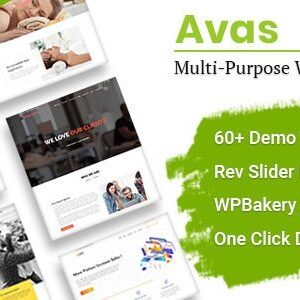 Avas 6.8.4 - Elementor MultiPurpose WordPress Theme