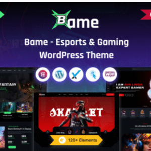 Bame - eSports and Gaming WordPress Theme
