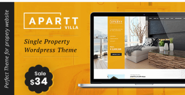 APARTT VILLA - Single Property Real Estate WordPress Theme
