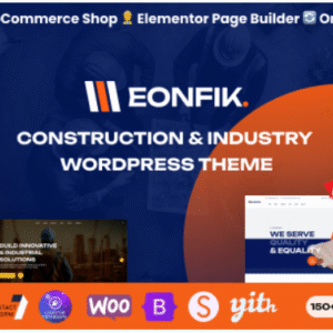 Eonfik - Construction & Industry WordPress Theme