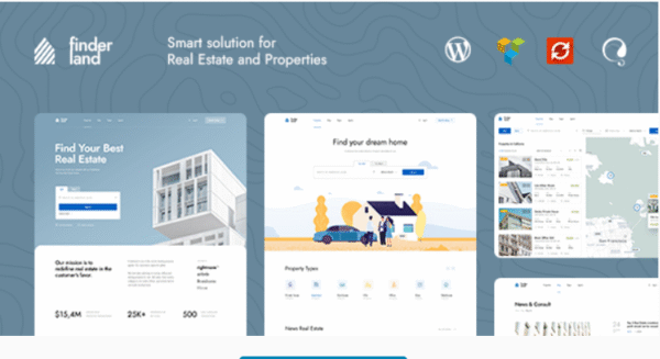 Finderland - Real Estate WordPress Theme