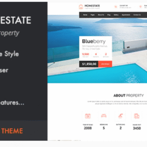 HOME STATE - Single Property Real Estate WordPress Theme