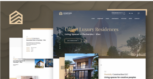 Hompark | Real Estate & Luxury Homes Theme