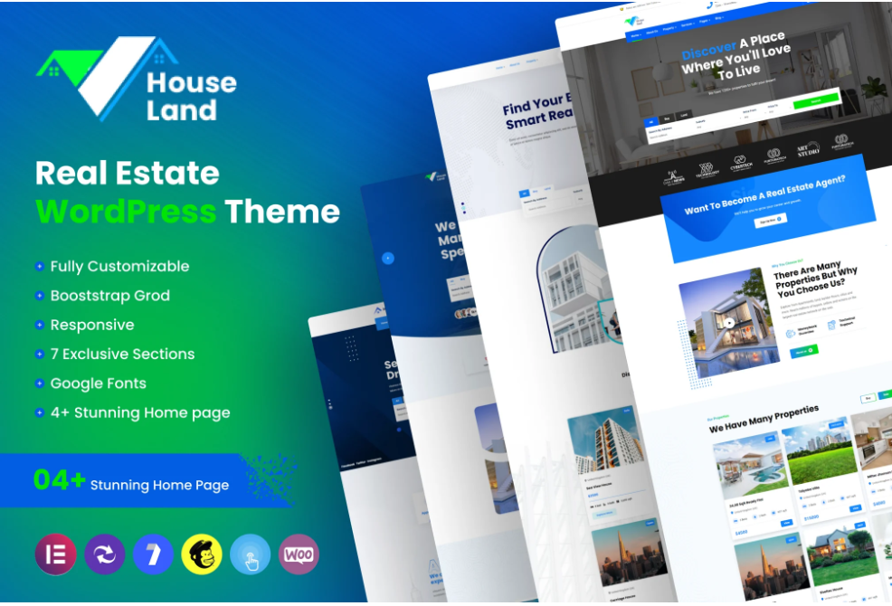 Houseland - Real Estate WordPress Theme Houseland - Real Estate WordPress Theme