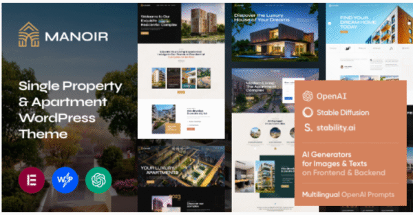 Manoir - Single Property & Apartment WordPress Theme