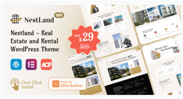 NestLand - Real Estate WordPress Theme