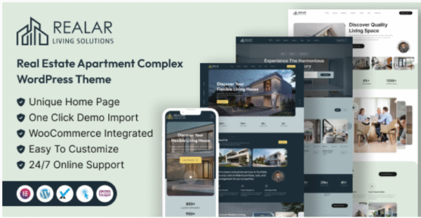 Realar - Real Estate WordPress Theme