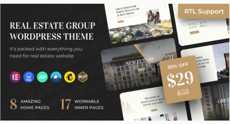 Reland - Real Estate Group WordPress Theme + RTL Reland - Real Estate Group WordPress Theme + RTL