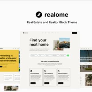 Realome - Real Estate and Realtor Block Theme