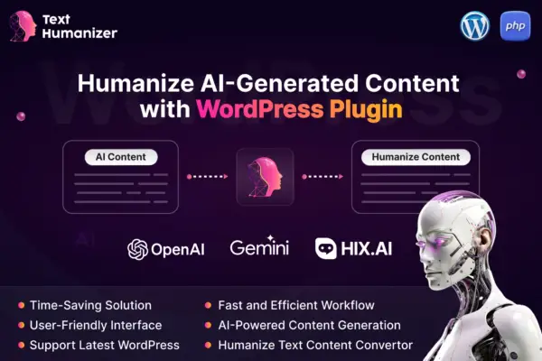 TextHumanizer Humanize AI Content WordPress Plugin