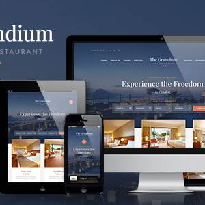 Grandium - Hotel Booking WordPress Them