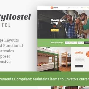 City Hostel | Travel & Hotel Booking WordPress Theme
