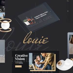 Louie - Modern Portfolio Theme for Agencies By FragranceThemes  48 sales Well Documented