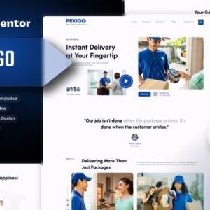 Pexigo - Delivery Services Elementor Template Kit