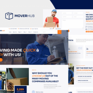 Moverhub - Moving Company Elementor Pro Template Kit