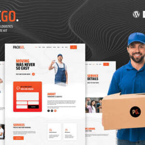 PackGo - Moving Transport Logistics Elementor Template Kit