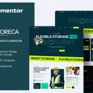 Storeca - Storage Service Elementor Template Kit