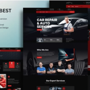 Autobest Car Repair & Auto Service Elementor Template Kit
