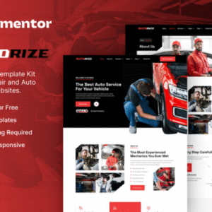 Autorize - Car Repair & Auto Services Elementor Template Kit